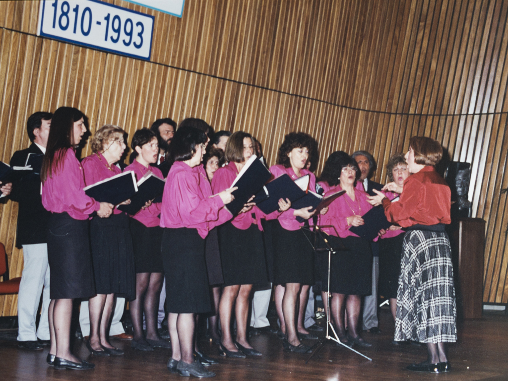 1993, Coro Vox Spei en la Biblioteca Nacional