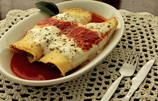 Exquisitos canelones de Sal y Pimienta Comidas Caseras