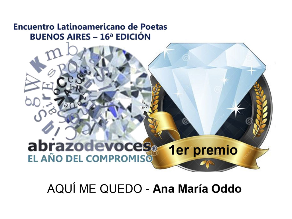 1er Premio Poesía de Ana María Oddo