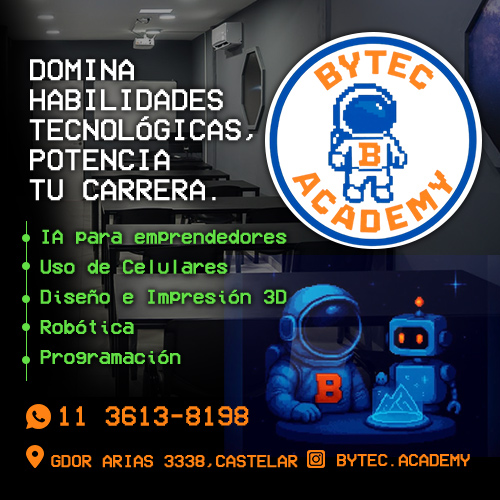 Bytec - Tu puente al futuro digital. Cursos de IA, impresión 3D, programación y robótica.