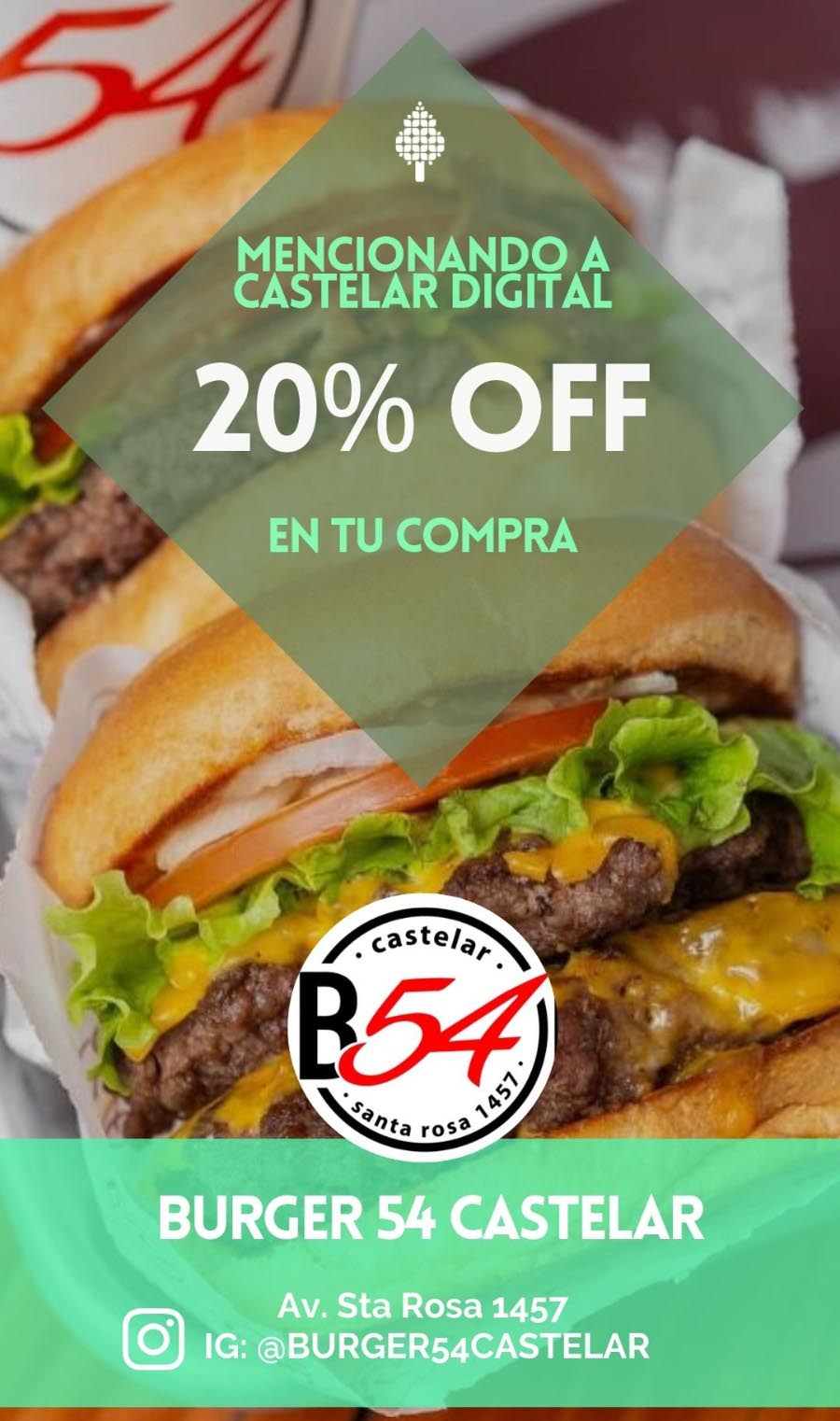 Burger 54, las mejores hamburgesas de Castelar