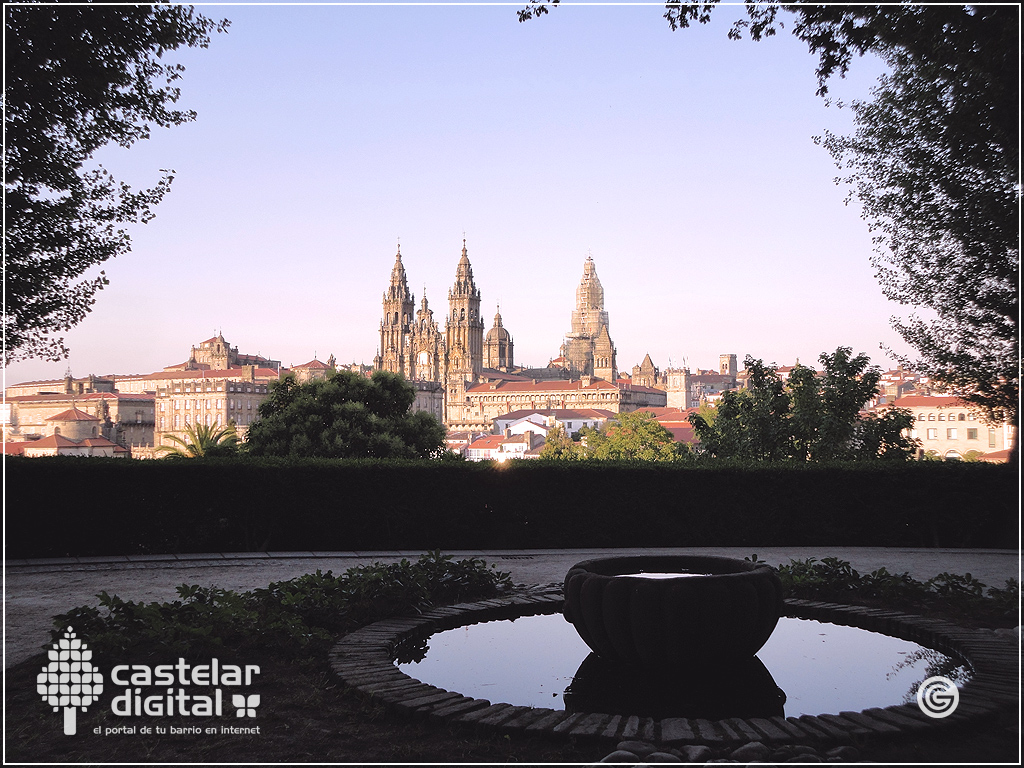 La catedral desde los alrededores de la ciudad 