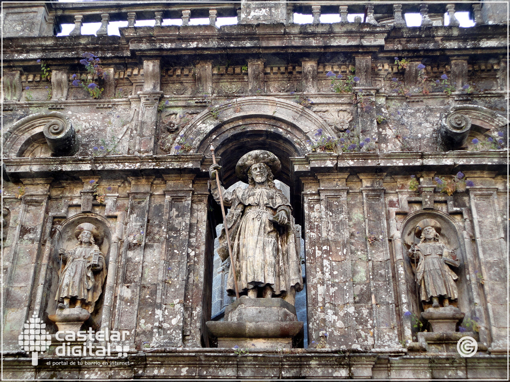 Detalles de los muros de la catedral