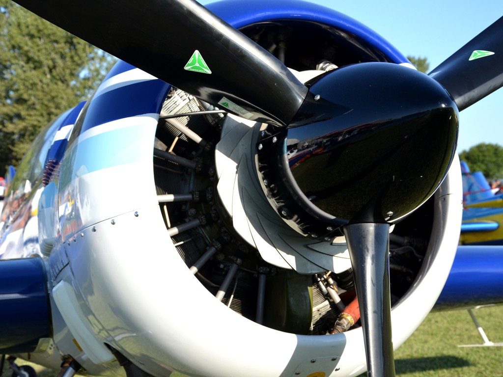 El motor radial del Sukhoi y su diafragma en detalle