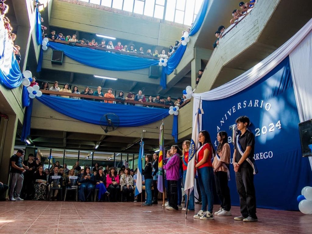 Festejos por los 75 años del Colegio Dorrego. Fuente: Municipio de Morón. 