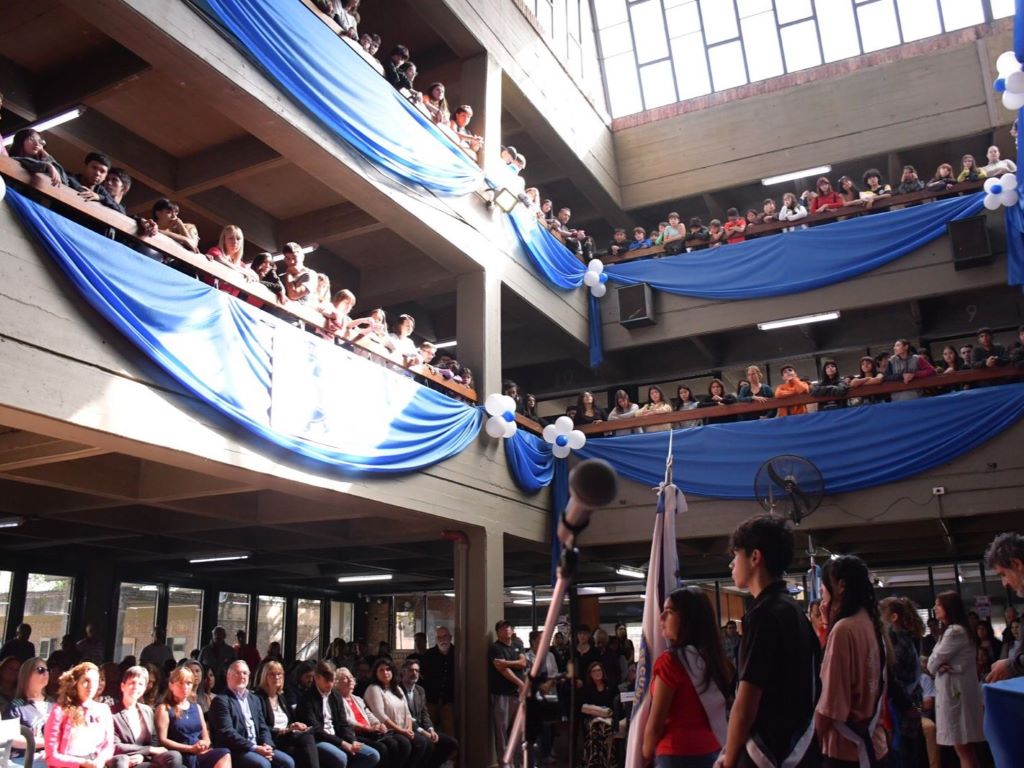 Festejos por los 75 años del Colegio Dorrego. Fuente: Municipio de Morón. 