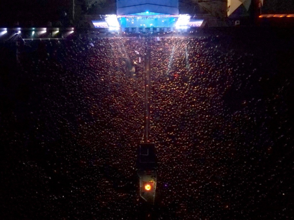 35 mil personas disfrutaron de los Caballeros de la Quema en el festival por el Día de la Memoria por la Verdad y la justicia