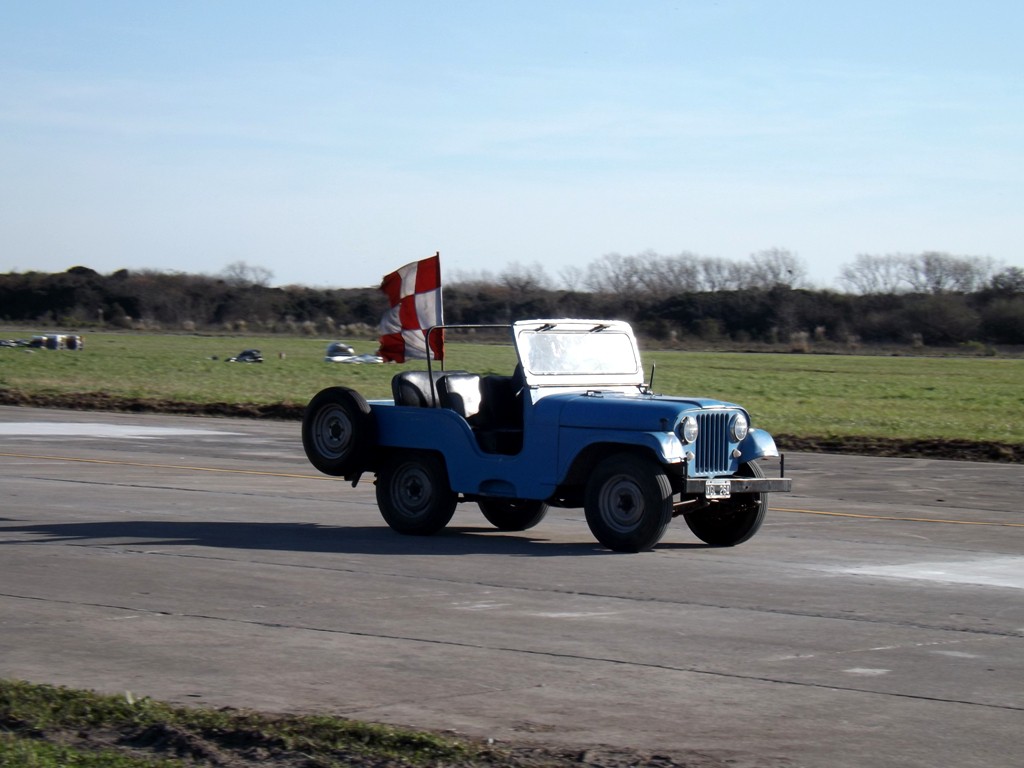 Jeep conservado en la Base de Morón 