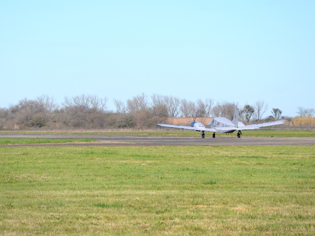 Por la mañana se pudo apreciar el despegue de varios aviones