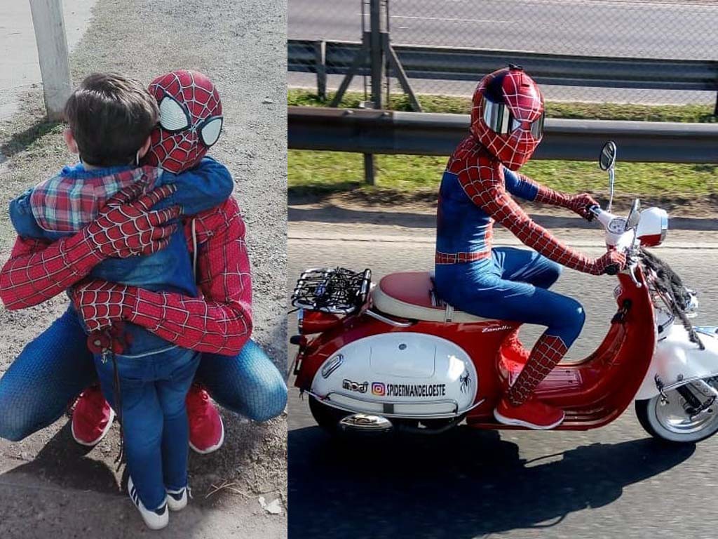 A fondo cuerno estoy sediento Spiderman del Oeste: “Soy el loco de la motito que saca sonrisas” -  Castelar Digital