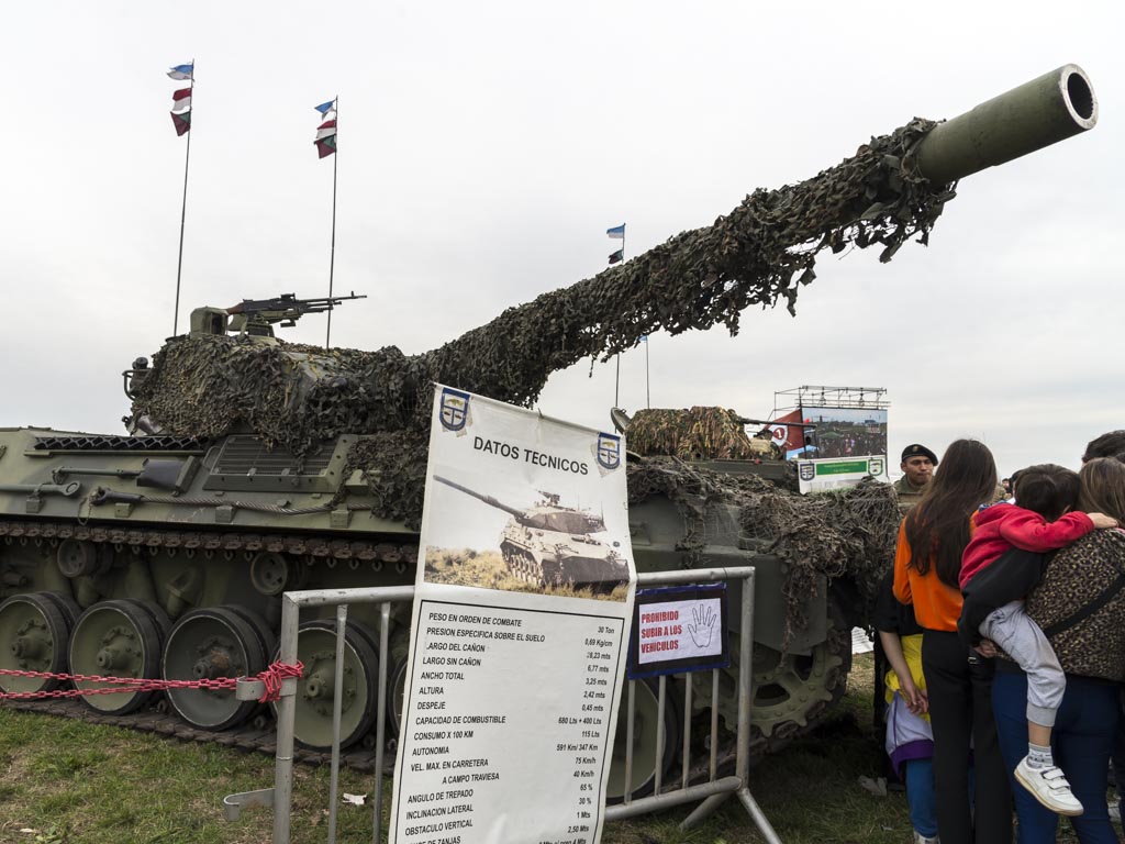 Tanque TAM del Ejército Argentino.