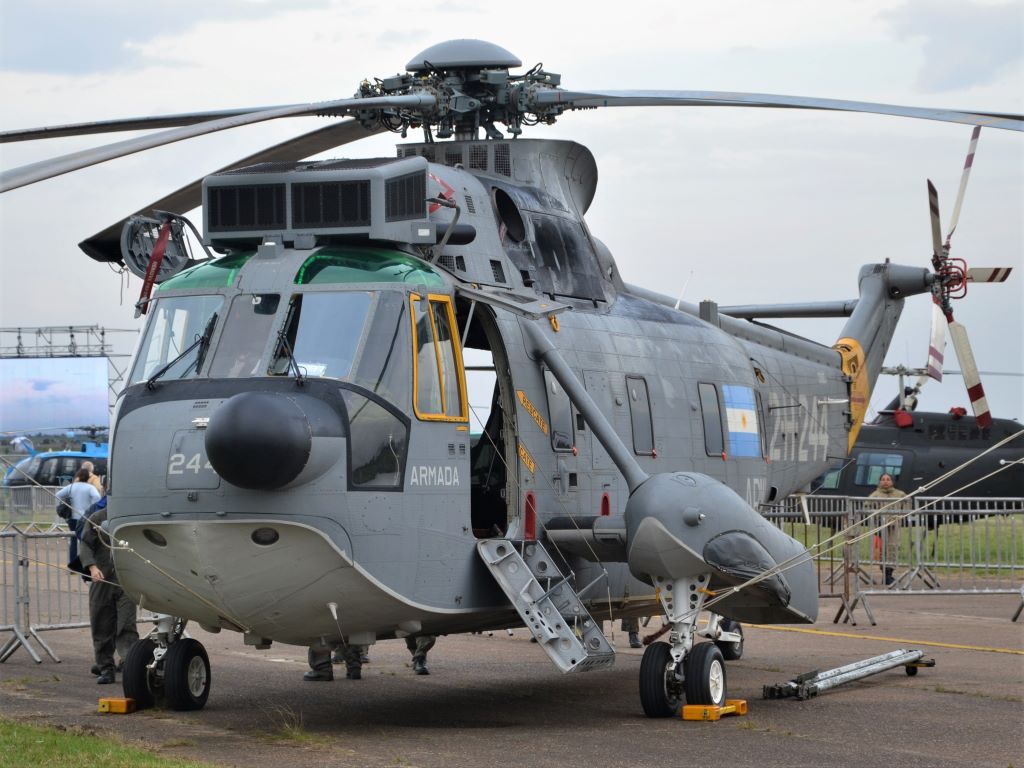 Sikorsky S-61T de la Segunda Escuadrilla Aeronaval de Helicópteros con asiento en Base Aeronaval Comandante Espora 