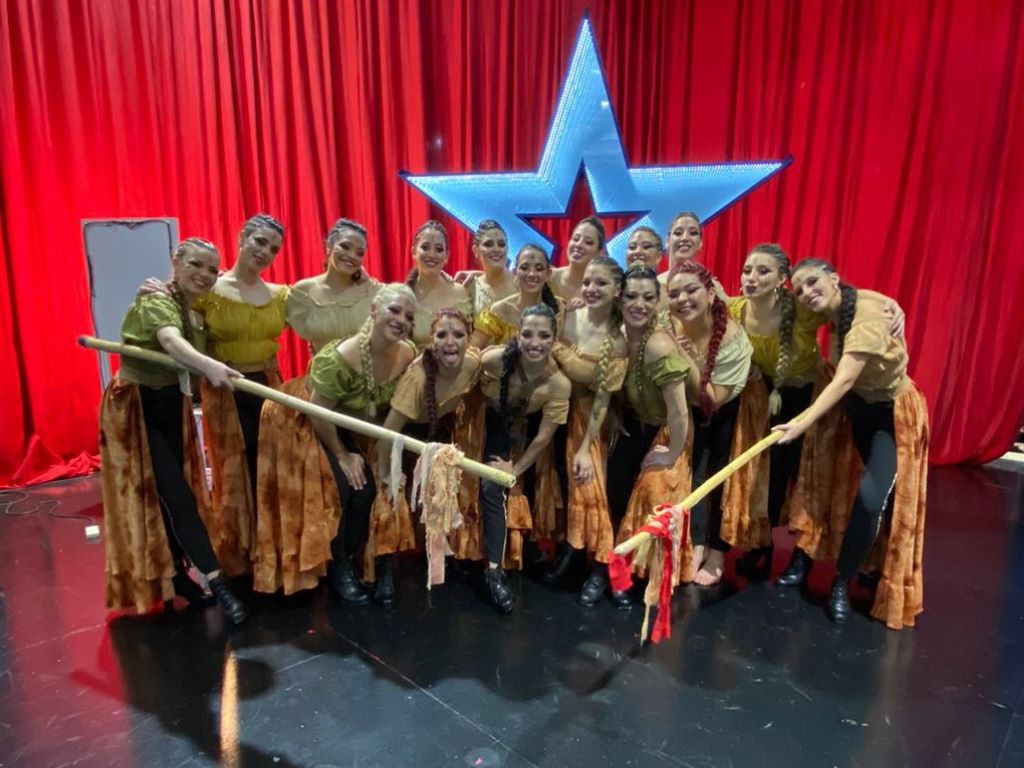 Compañía Valkirias en Got Talent de Telefé.