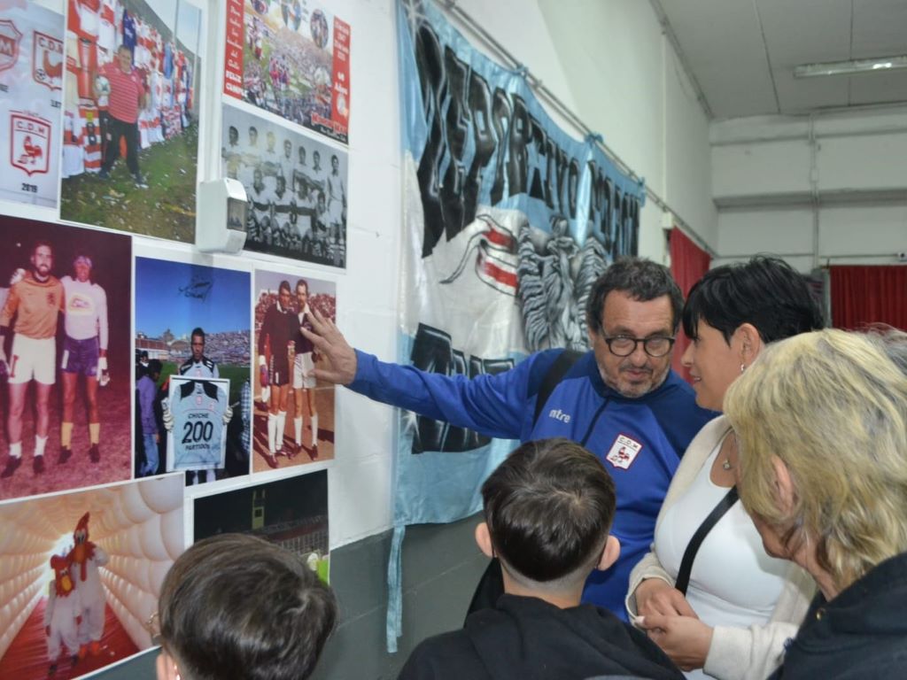 Inauguración del Departamento de Historia del Club Deportivo Morón. 