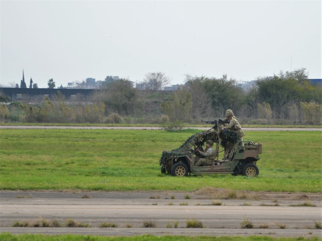 El Ejército realizó una demostración de ataque heli transportado. 