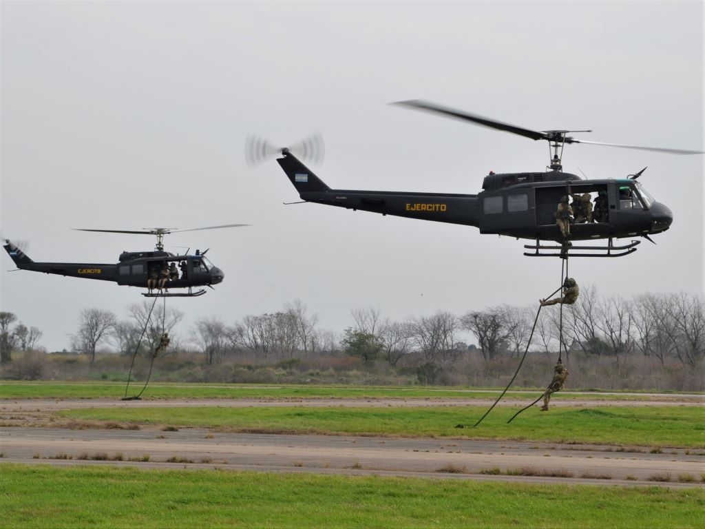 Bell UH-1H del Ejército Argentino en Argentina Vuela 2023. 