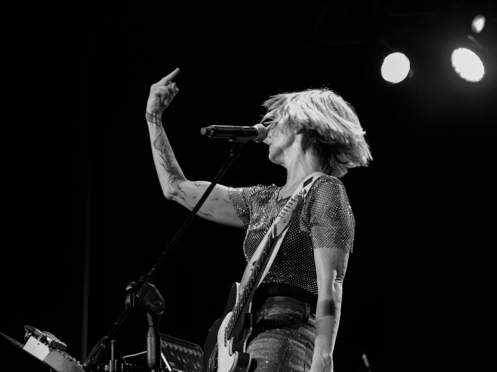 Fabiana Cantilo en el Teatro Gran Ituzaingó. Fotos de Ornella Perrotta. 