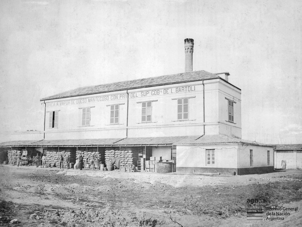 Fábrica de Quesos Bartoli en Morón, 1872, Archivo General de la Nación. 