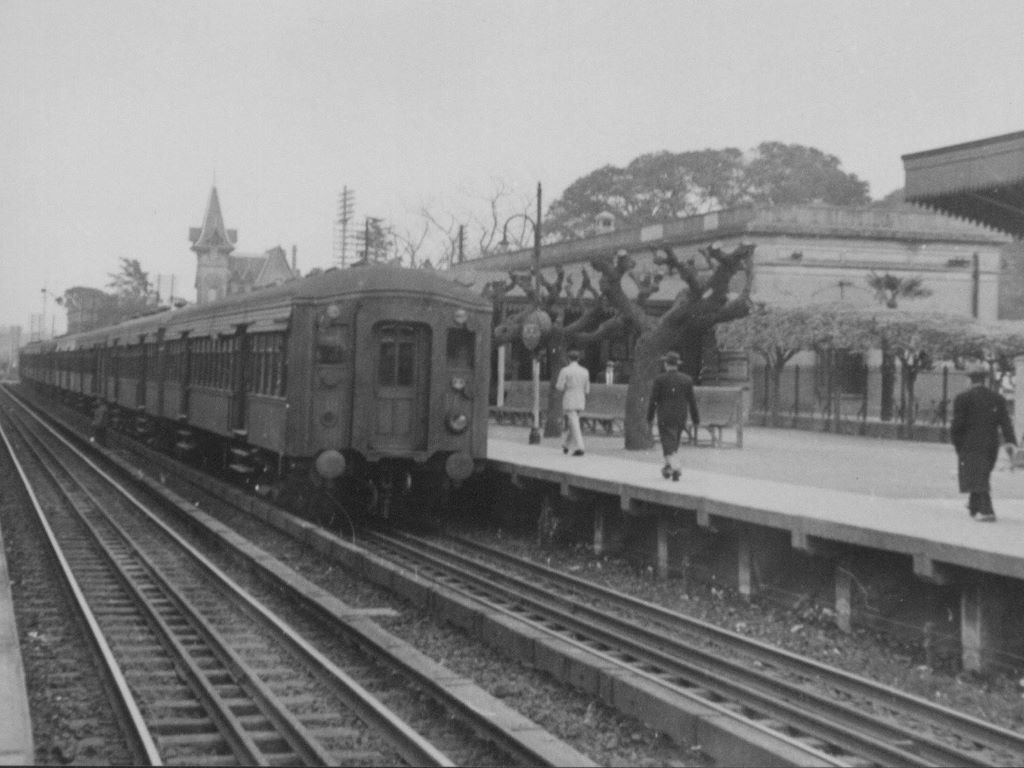 Estación Morón circa 1940. Fuente: Instituto y Archivo Histórico de Morón. 