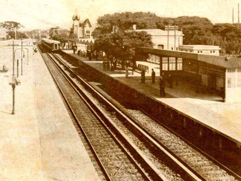 Estación Morón en 1923. Fuente: Instituto y Archivo Histórico de Morón. 