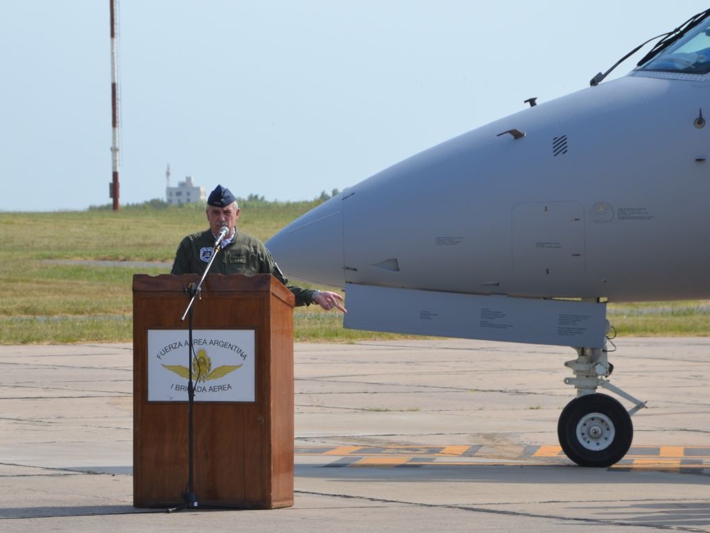 Jefe del Estado Mayor General de la Fuerza Aérea, Brigadier General Fernando Mengo.