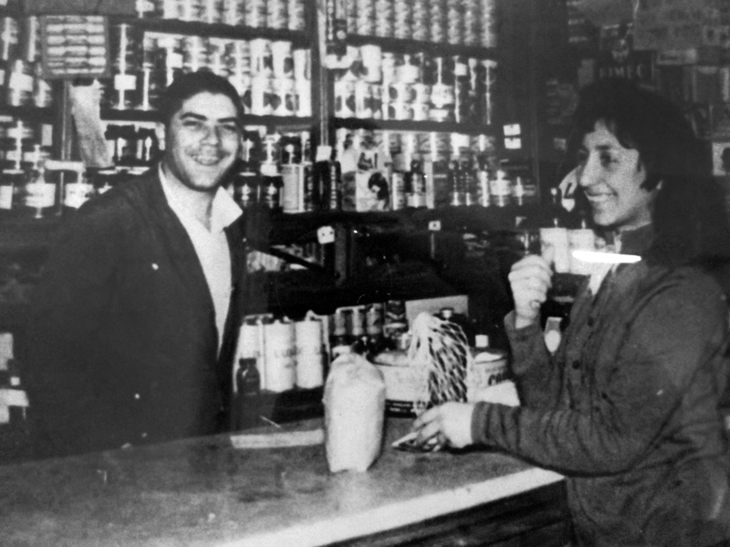Don Vicente en blanco y negro.