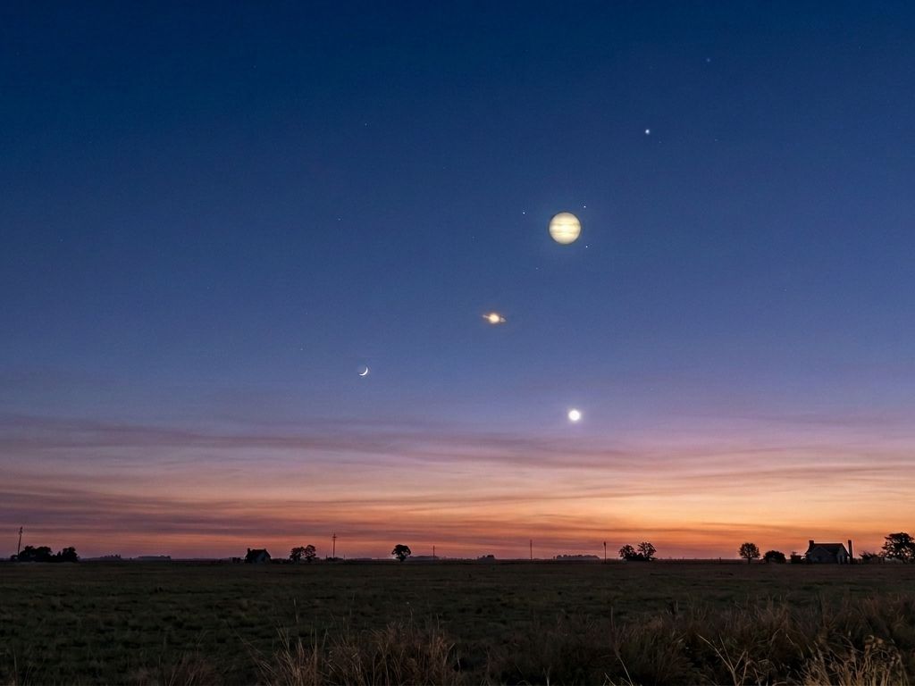 Seis planetas ser&aacute;n visibles en el cielo de Castelar durante el pr&oacute;ximo fin de semana