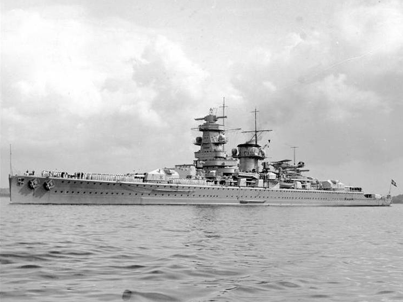 El Graf Spee en tiempos de paz