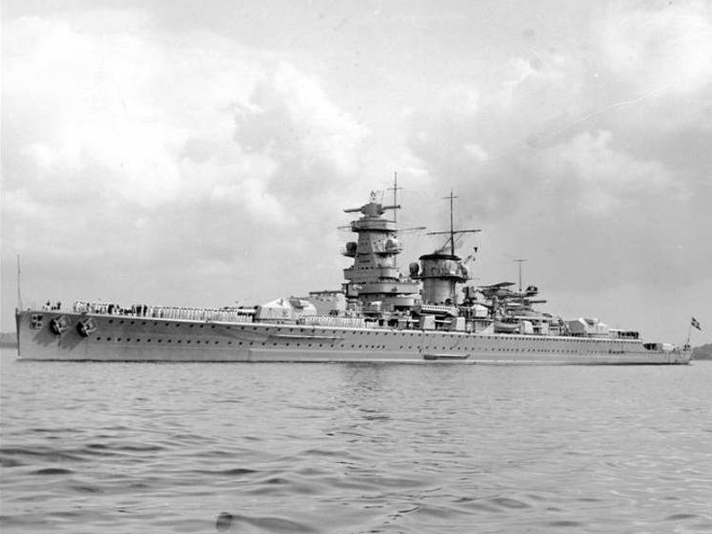 El Graf Spee en tiempos de paz