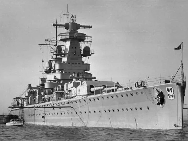 El Graf Spee en tiempos de paz