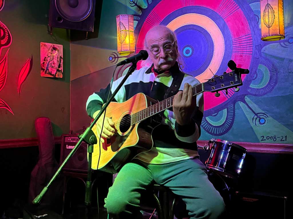 Héctor “Chiche” Salerno en La Cucha.