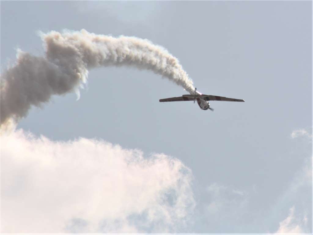 T-6 Texan en la Convención en Vuelo 2023. Foto: Damián González 