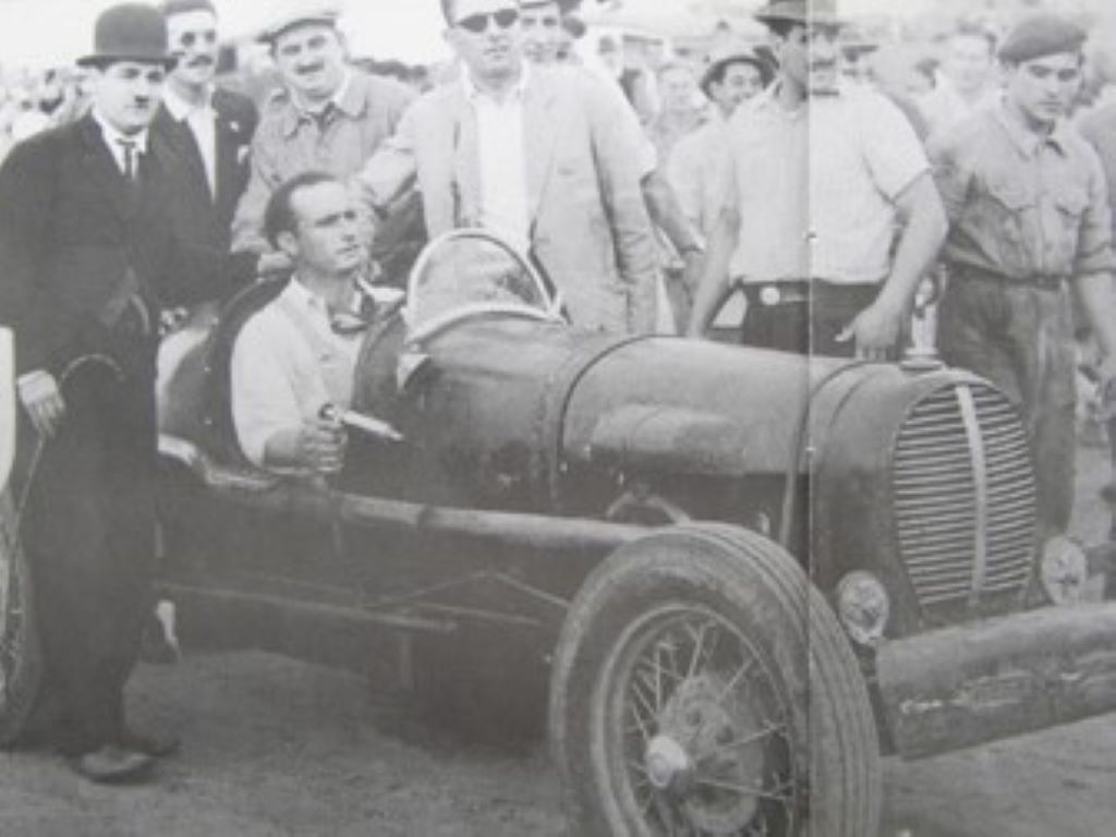 Fangio en Morón. 