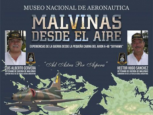 Dos pilotos de Malvinas contarán sus misiones en el MNA