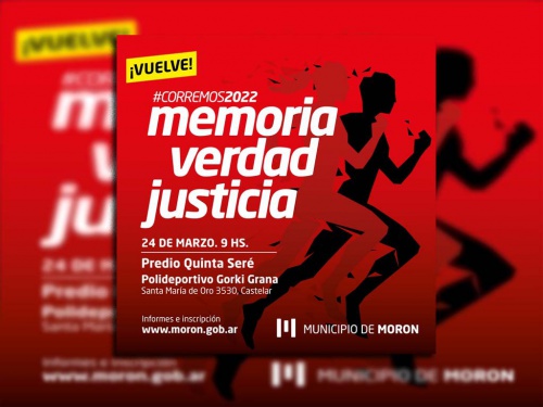 #Corremos2022 y Caballeros de la Quema por el Día de la Memoria