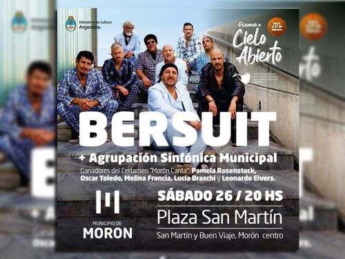 Bersuit, Mala Fama, Mojones y Valeria Lynch llenarán de música los findes de febrero