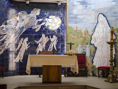 Una parroquia de Castelar guarda un mural pintado por Raúl Soldi