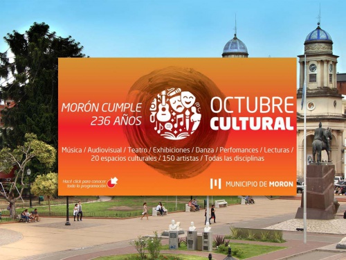 Octubre Cultural: Morón festeja su cumpleaños con un mes de recitales
