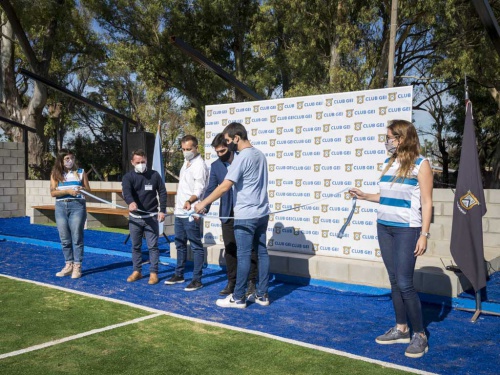 El Club GEI inauguró su nueva cancha de hockey