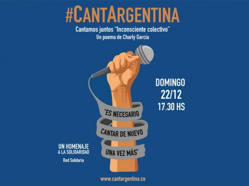 Red Solidaria realizará Canta Argentina en la Plaza Cumelén