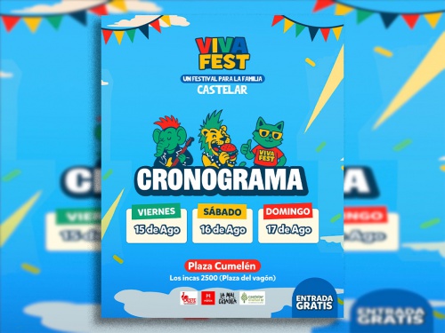 Cronograma completo: Mirá todos los shows que habrá en el Viva Fest