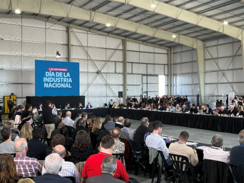 El Parque Industrial Tecnol&oacute;gico Aeron&aacute;utico de Mor&oacute;n fue la sede de los festejos por el D&iacute;a de la Industria