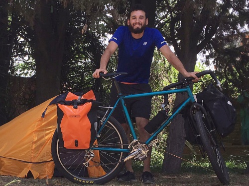 El Rulo rodante: Unirá Castelar con México en bicicleta