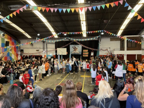 La Escuela 7 celebró sus 140 años de historia con un fiestón