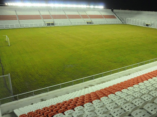 Detalles finales en el nuevo estadio del Deportivo Moron