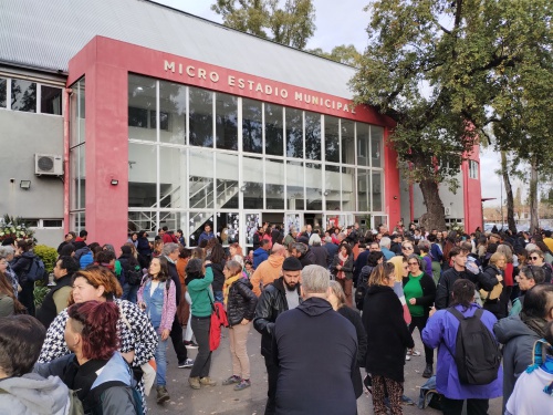Una multitud despidió a Nora Cortiñas en el predio Mansión Seré 