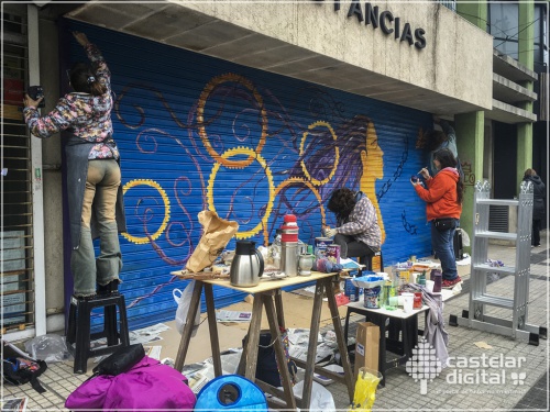 Castelar se transformó en una sala de arte a cielo abierto