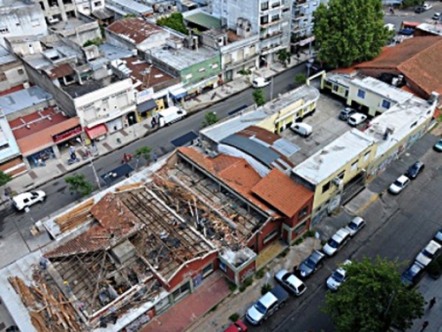 Comenzó la obra de la Plaza de la Cultura en Morón