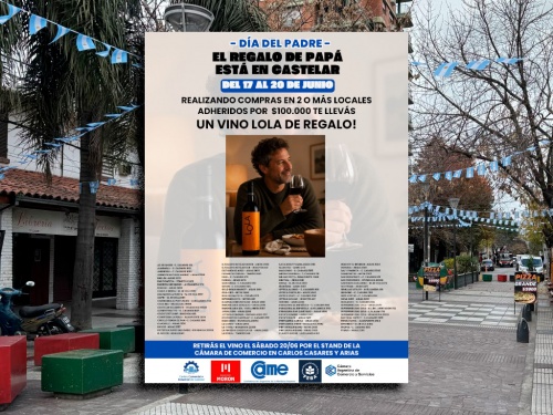En Castelar el D&iacute;a del Padre se festeja brindando