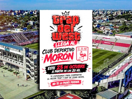Trap del West llega por primera vez a la cancha de Deportivo Mor&oacute;n